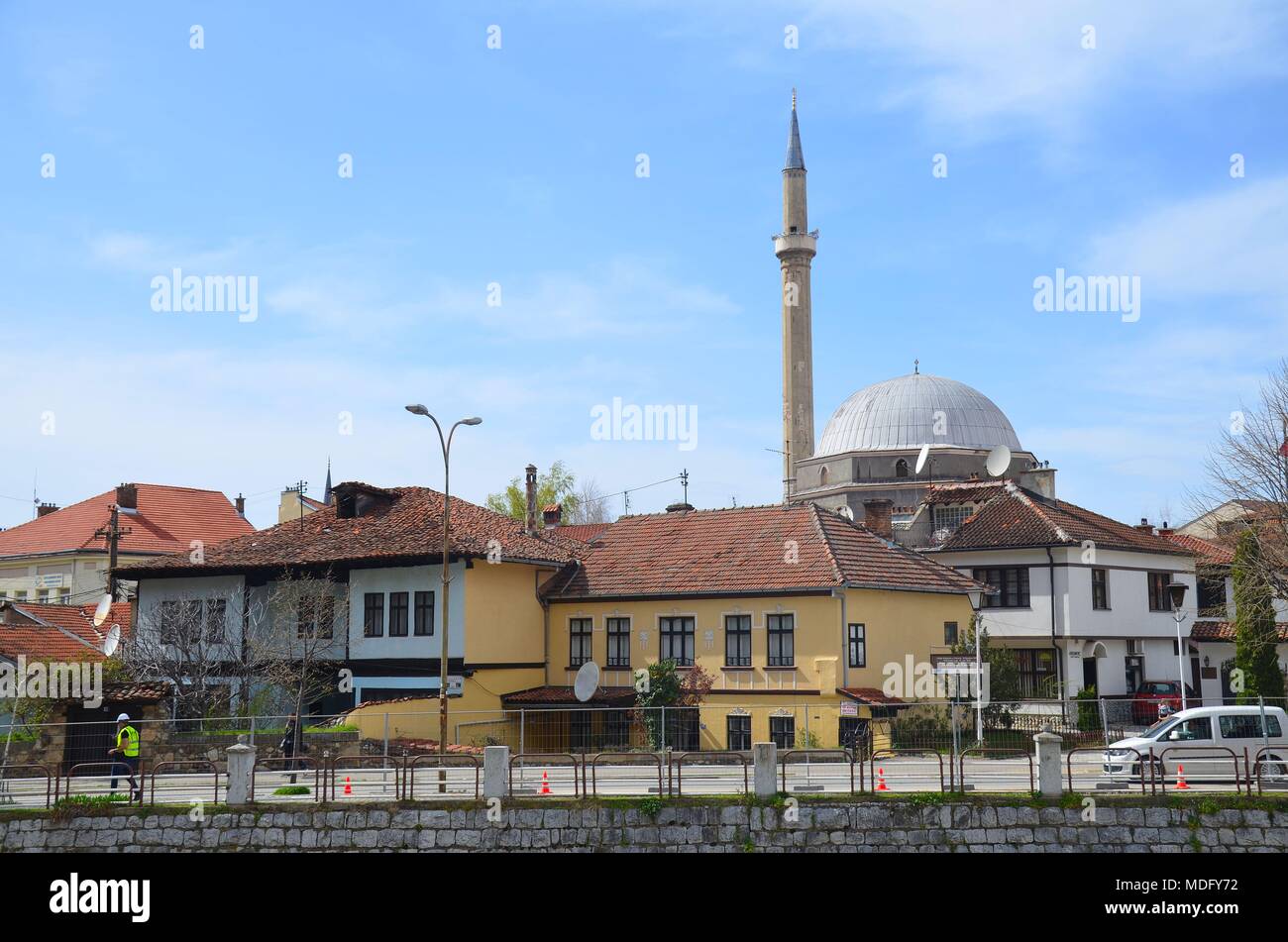 Die schöne Stadt Prizren im Kosovo (Ex-jugoslawien) Stockfoto