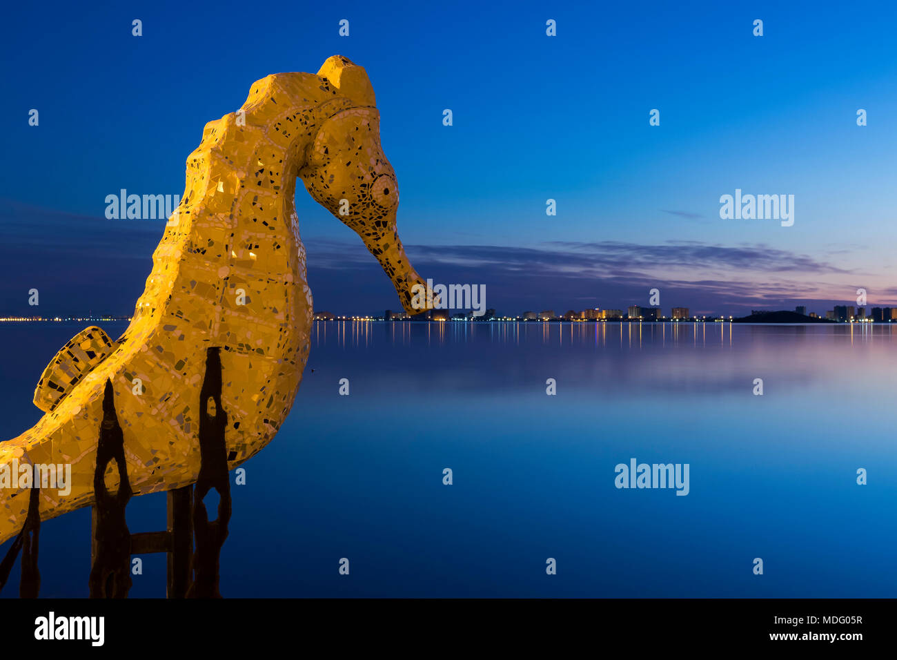 Cartagena, Murcia, Spanien. Sonnenaufgang über dem Mar Menor © ABEL F. ROS/Alamy Stock Stockfoto