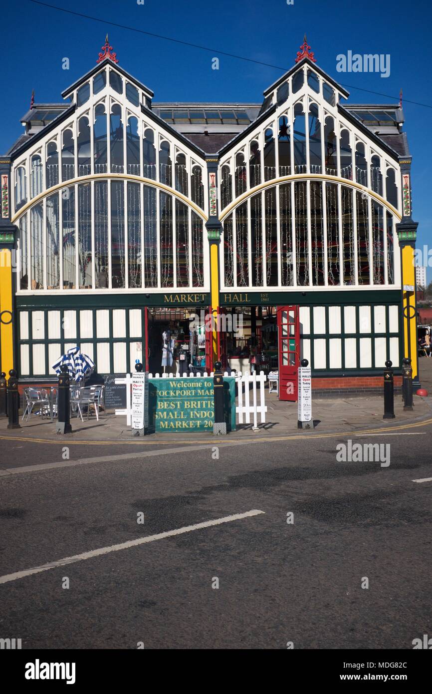 Die Indoor Halle in Stockport. Stockfoto