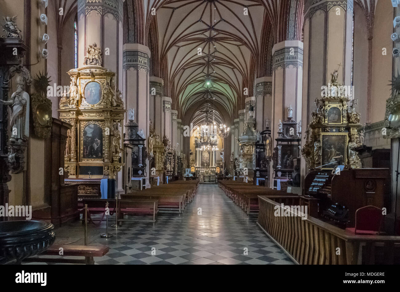 Kathedrale, Frombork (Frauenburg), Polen Stockfoto