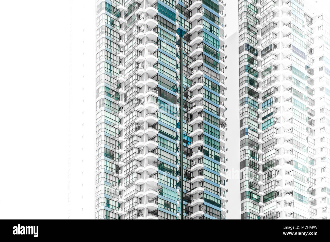 Moderne Wolkenkratzer Außen-abstrakten Immobilien Konzept Stockfoto