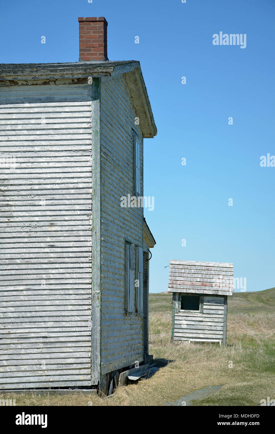 Altes Haus in Bonnavista, Neufundland Stockfoto