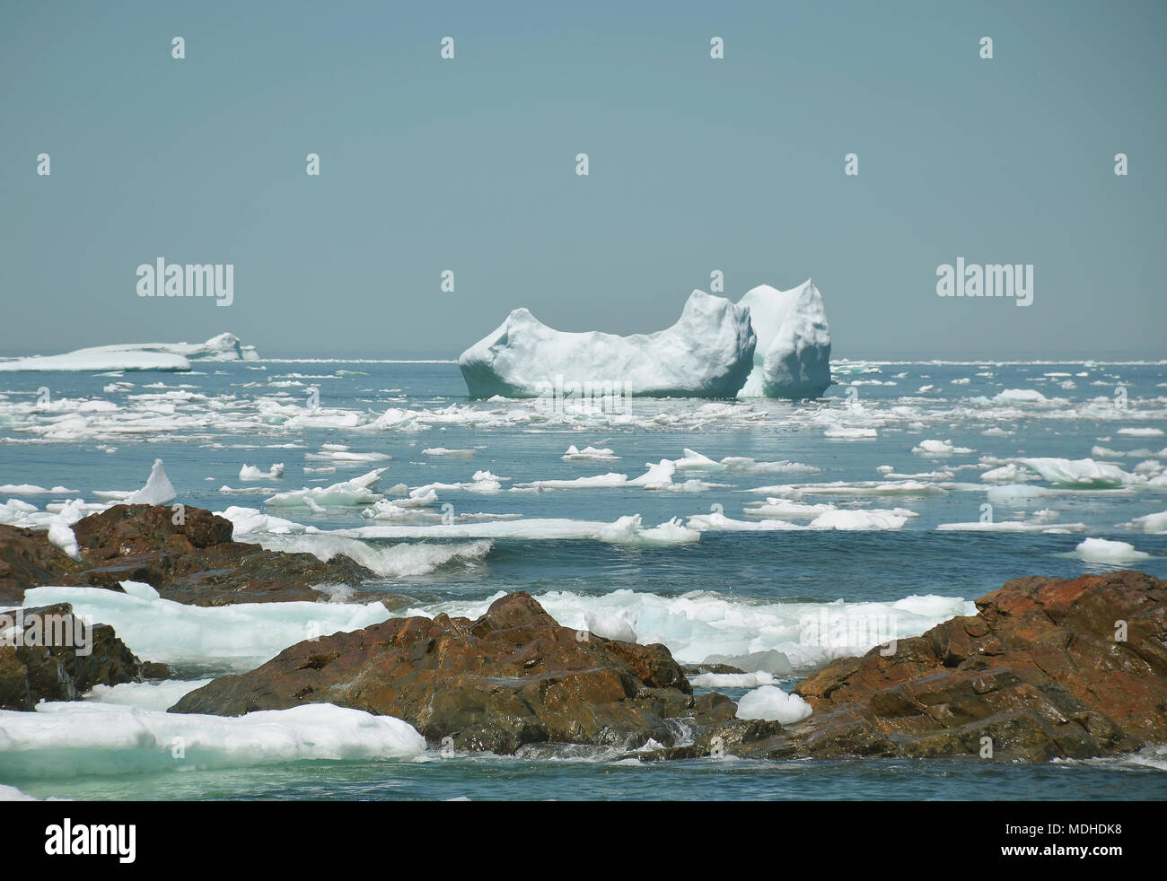 Klimawandel in Neufundland und Labrador, Kanada Stockfoto