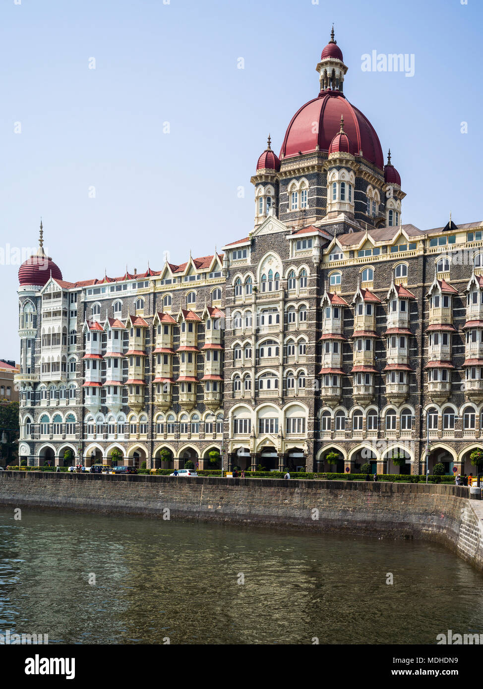 Das Taj Mahal Palace Hotel, Mumbai, Maharashtra, Indien Stockfoto