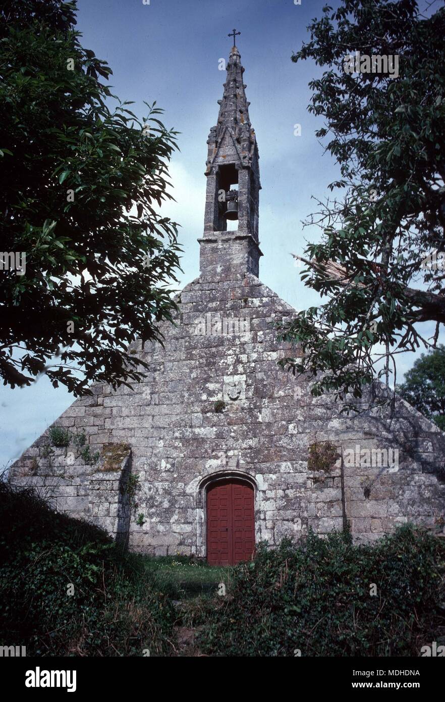 Die trémalo Kapelle in Pont-Aven, Bretagne. Stockfoto