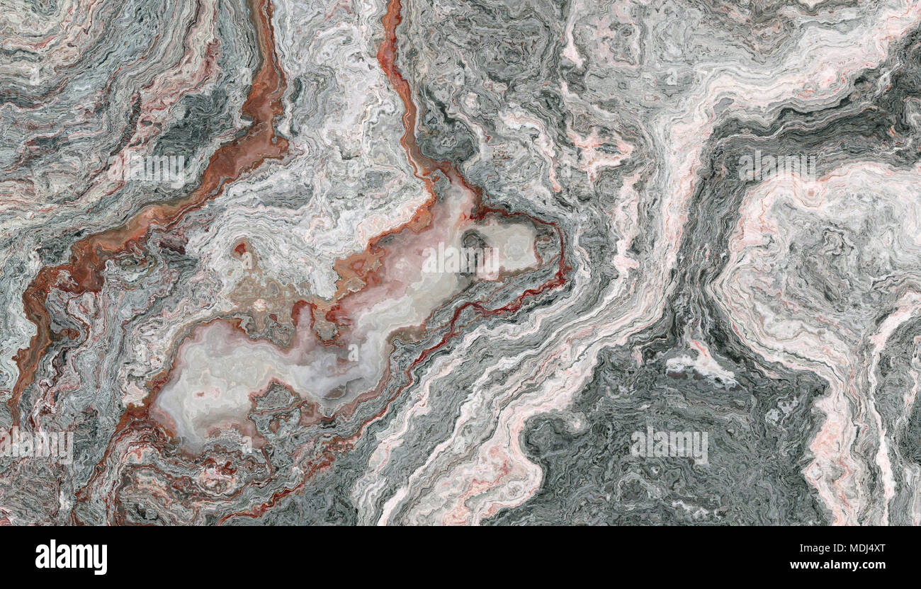 Grauer Marmor Textur. Naturstein Muster und abstrakten Hintergrund Stockfoto