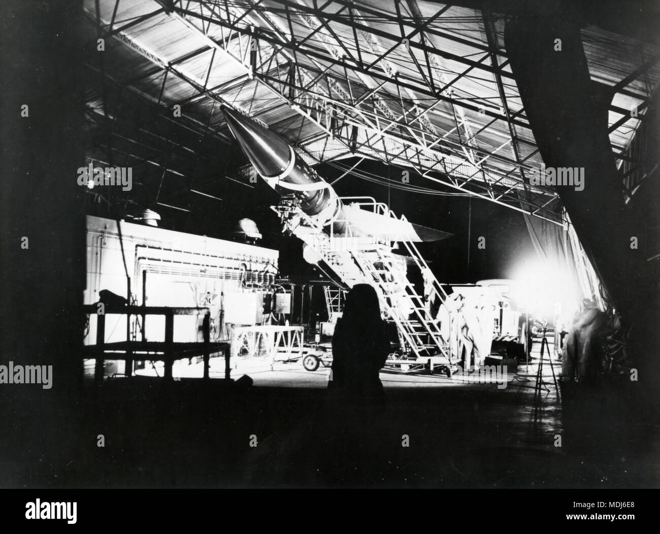 Supersonic long range CIM-10 Bomarc-US-Rakete, 1950er Jahre Stockfoto