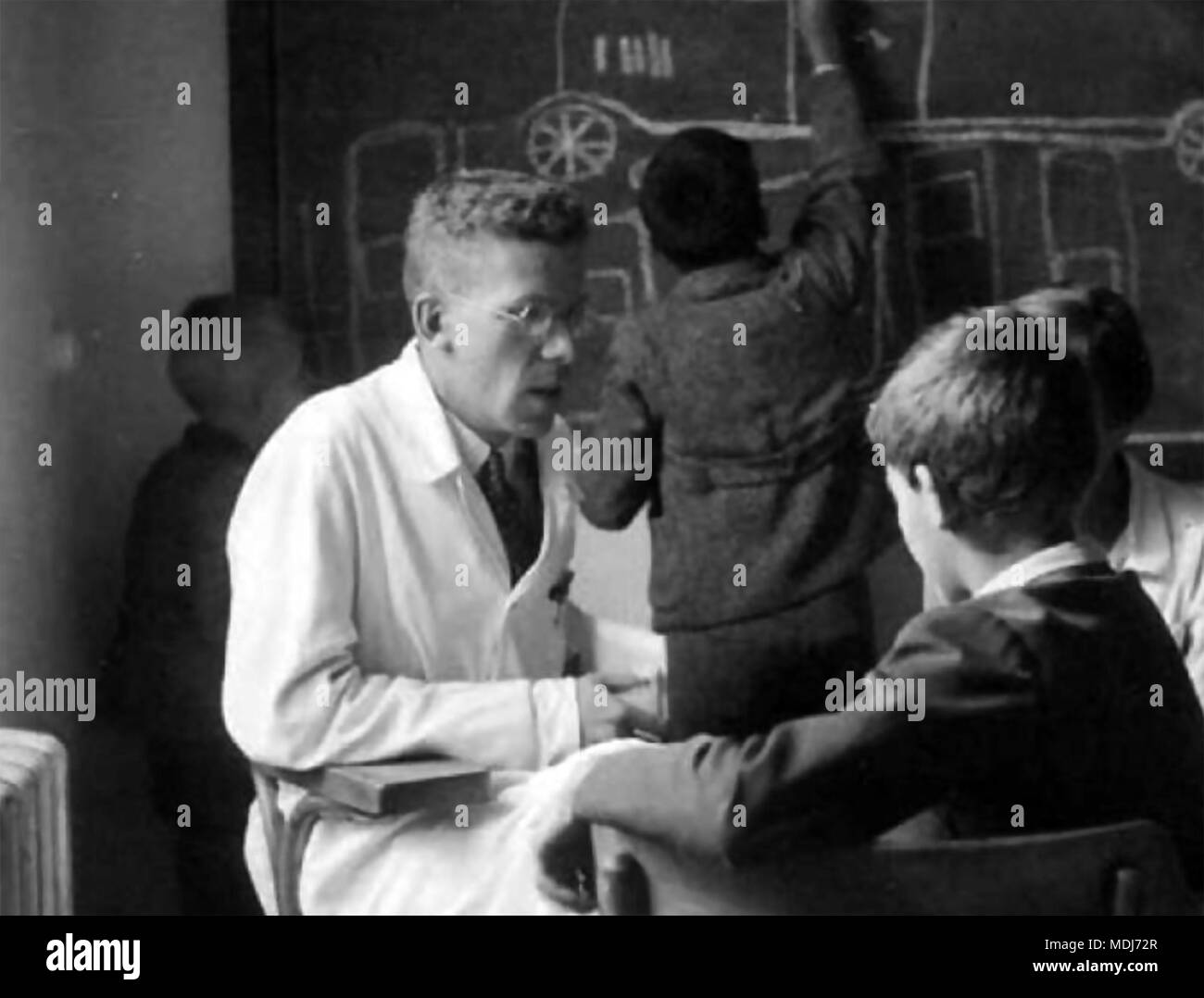 HANS ASPERGER (1906-1980) Österreichische Kinderarzt an der Universität Kinderklinik, Wien, ca. 1940 Stockfoto