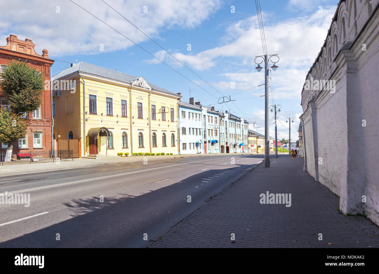 Bolschaja Moskowskaja Straße in Wladimir. Russland Stockfoto
