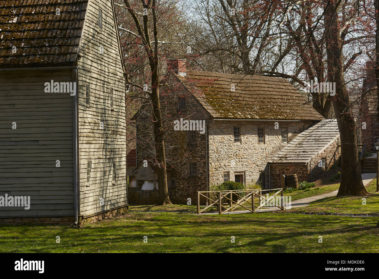 Ephrata Kreuzgang, Reading, Pennsylvania, USA Stockfoto