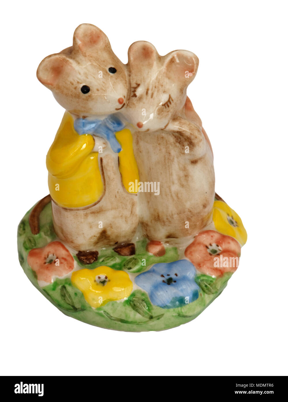 Kitty MacBride "nur gute Freunde"-Figur von Beswick (Royal Doulton) Stockfoto