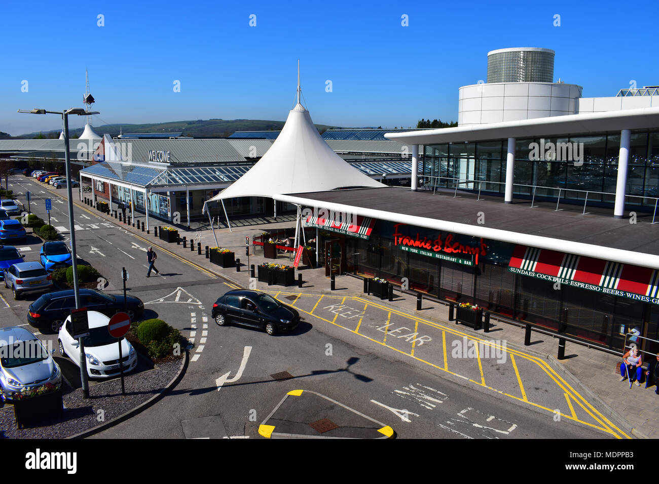 McArthurGlen Designer Outlet, Bridgend, Wales Stockfoto