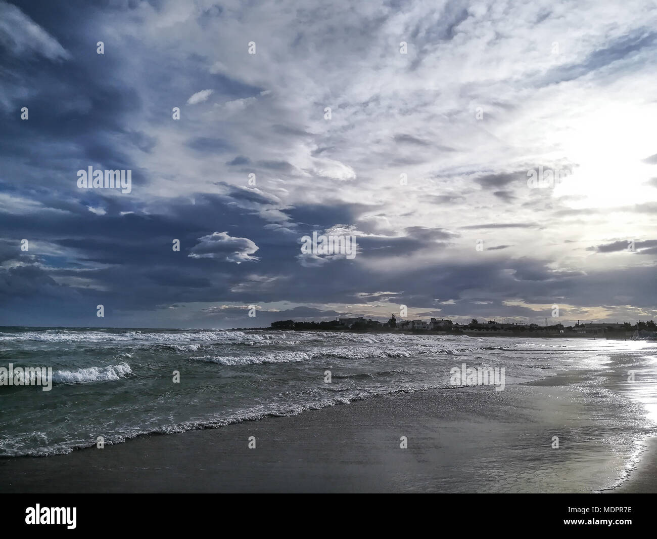Himmel und Meer Stockfoto