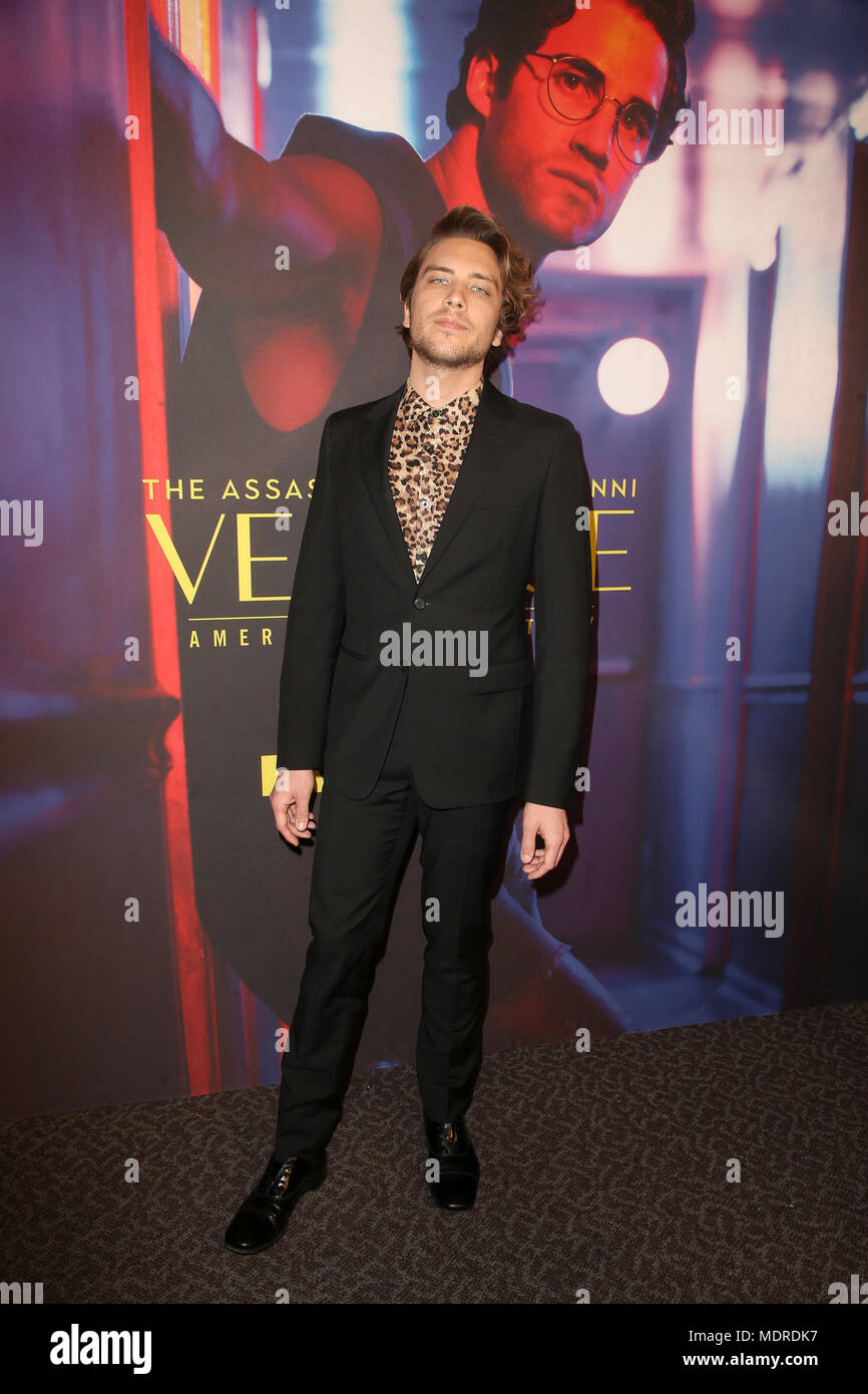 Für ihre Betrachtung Ereignis für die FX' die Ermordung von Gianni Versace: American Crime Story" Mit: Cody Fern Wo: West Hollywood, California, United States Wenn: 19 Mar 2018 Credit: FayesVision/WENN.com Stockfoto