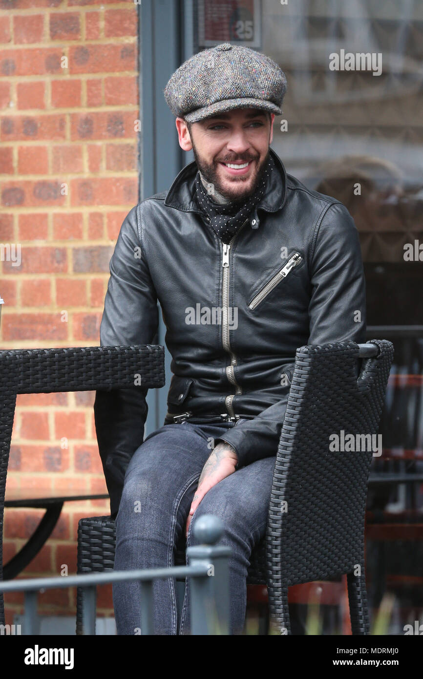 TOWIE Darsteller film Im Standard Pub in Loughton, Essex Mit: Peter Wicks Wo: Loughton, Großbritannien Wann: 20 Mar 2018 Credit: WENN.com Stockfoto