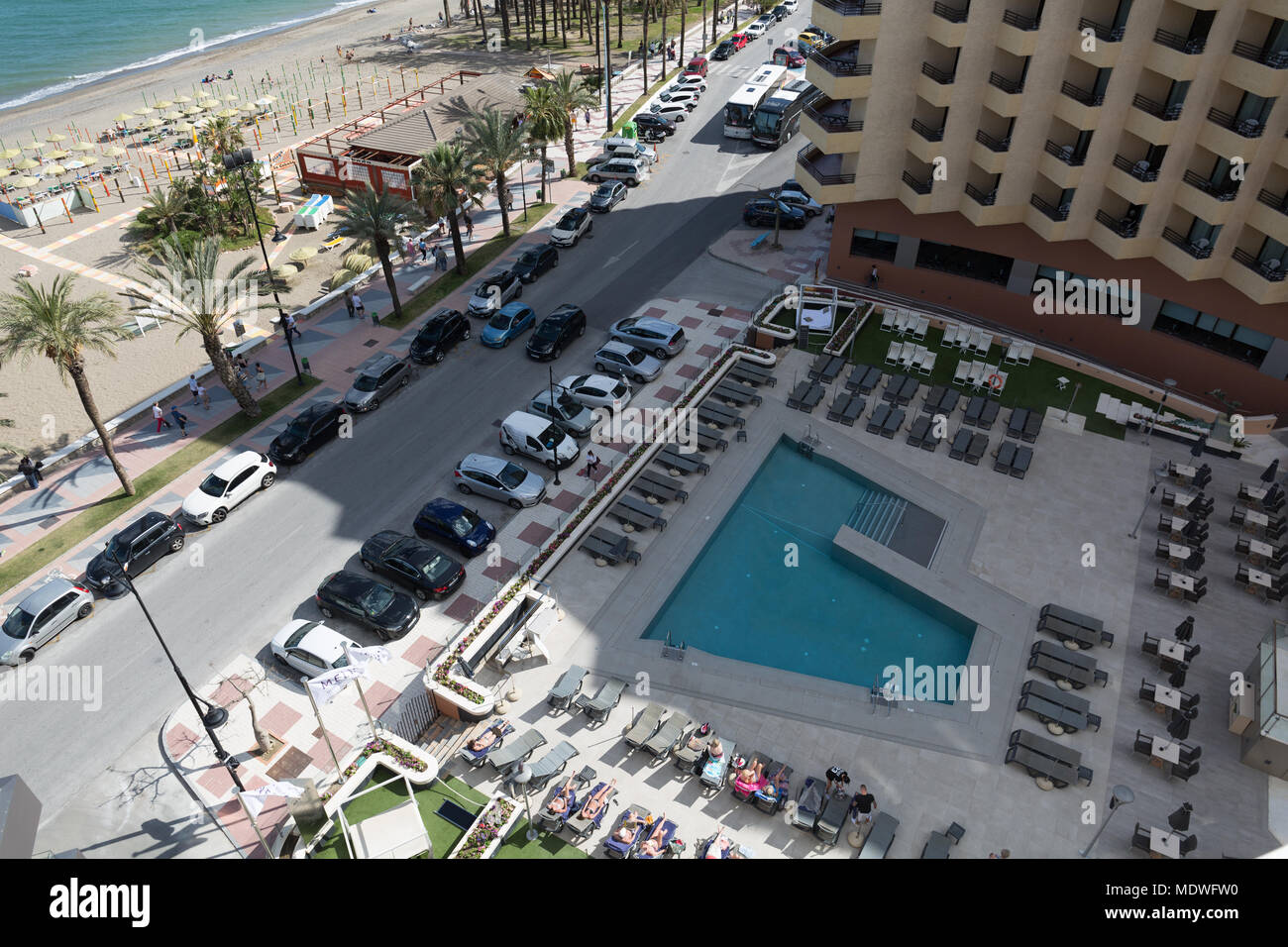 Hotel Melia Costa Del Sol Torremolinos Spanien Stockfotografie Alamy