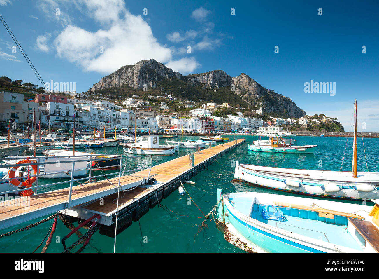 Insel Capri Stockfoto