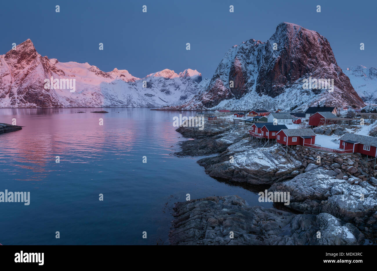 roten Berge Stockfoto
