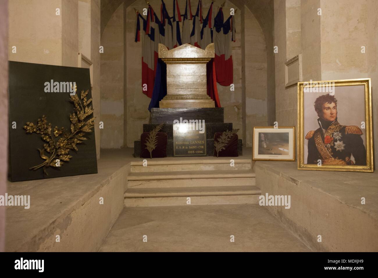 Paris, place du Pantheon, dem Pantheon, der Krypta, necropole, Grab von marechal Lannes, Marschall des Kaiserreichs, Ersten Französischen Reich, Stockfoto