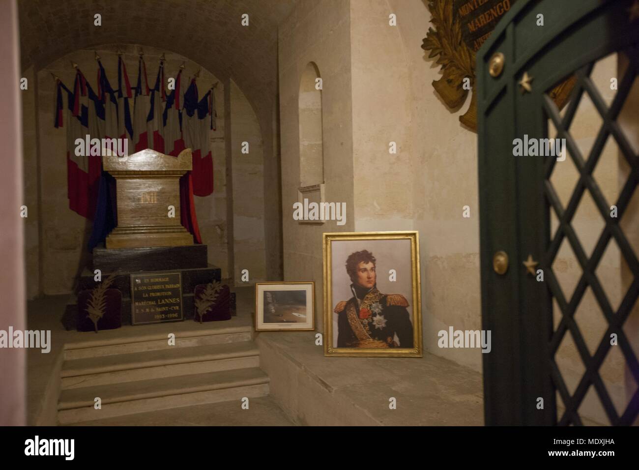 Paris, place du Pantheon, dem Pantheon, der Krypta, necropole, Grab von marechal Lannes, Marschall des Kaiserreichs, Ersten Französischen Reich, Stockfoto