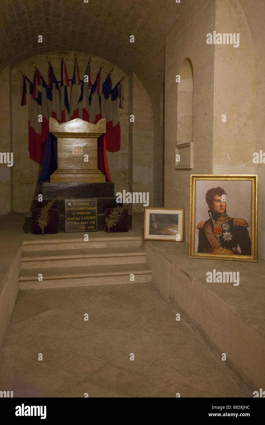 Paris, place du Pantheon, dem Pantheon, der Krypta, necropole, Grab von marechal Lannes, Marschall des Kaiserreichs, Ersten Französischen Reich, Stockfoto