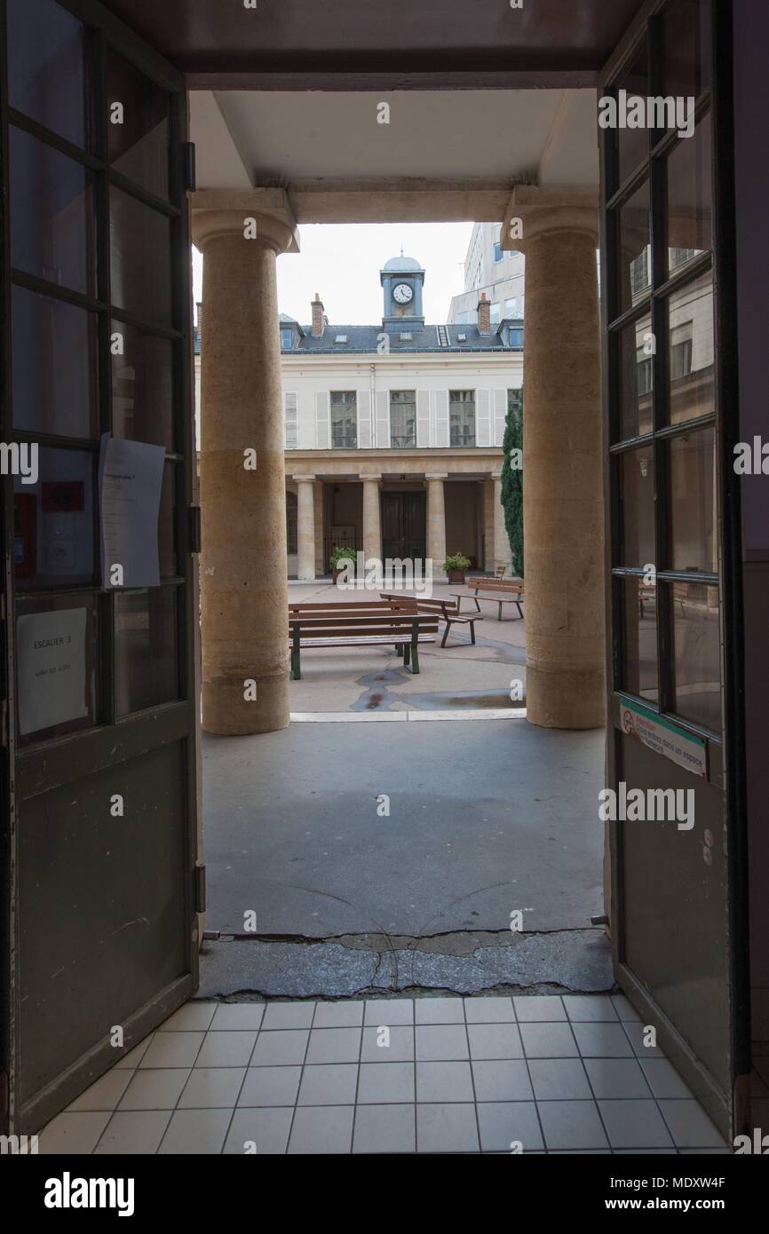 Paris, 8 rue du Havre, lycee Condorcet, Stockfoto