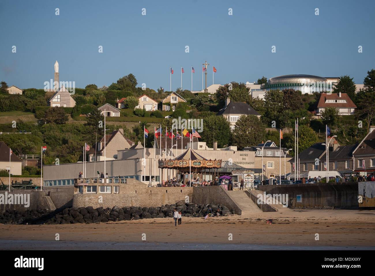 Frankreich, Bessin, der D-Day Strände, Arromanches-les-Bains, Musée du debarquement du 6 juin 1944 (Museum der Landung in der Normandie), Stockfoto