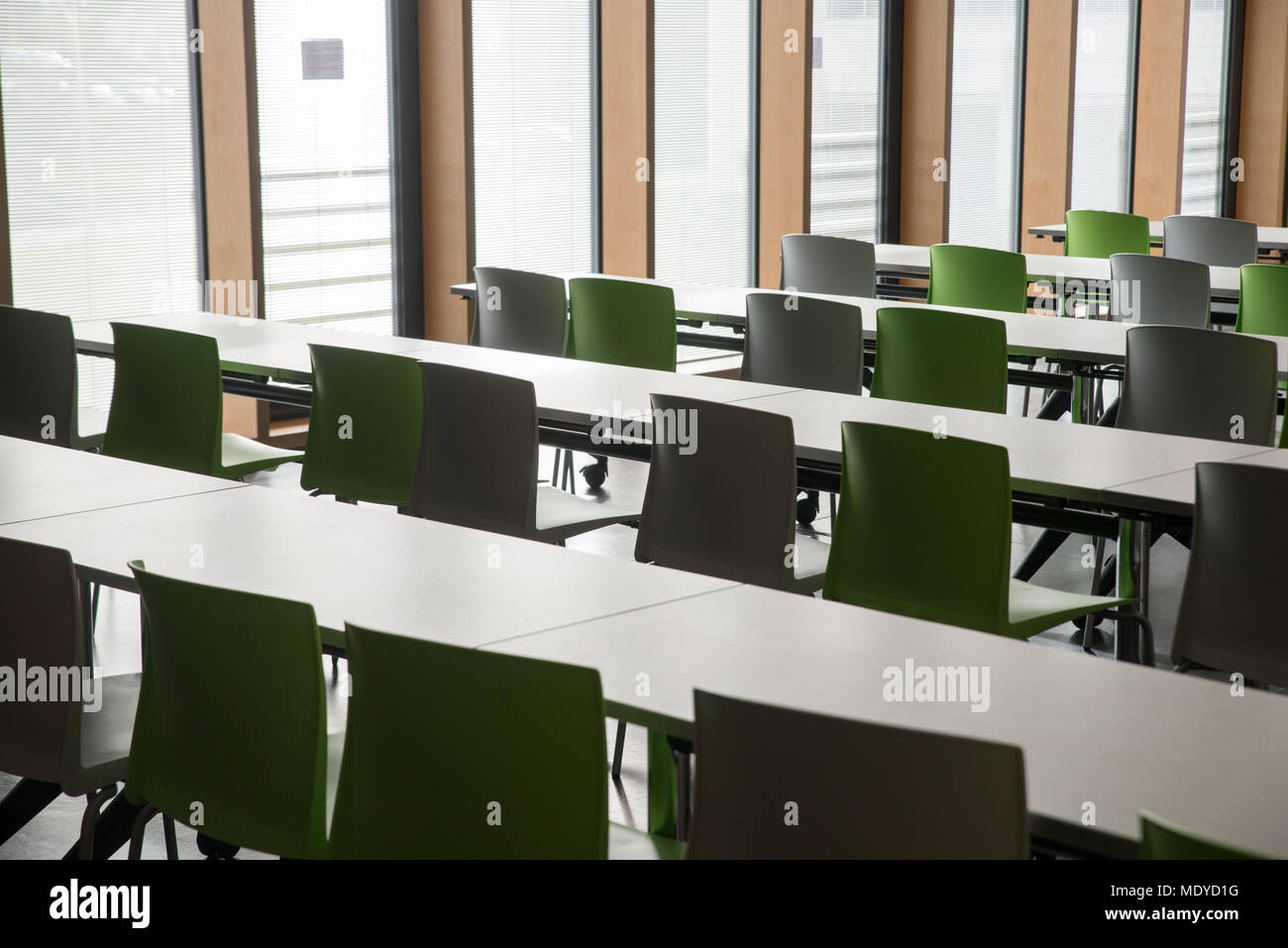 Moderne Auditorium an einer Universität Stockfoto