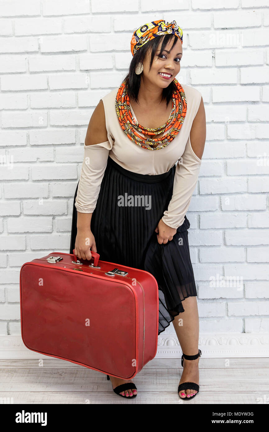 Moderne afrikanische Menschen Stockfoto