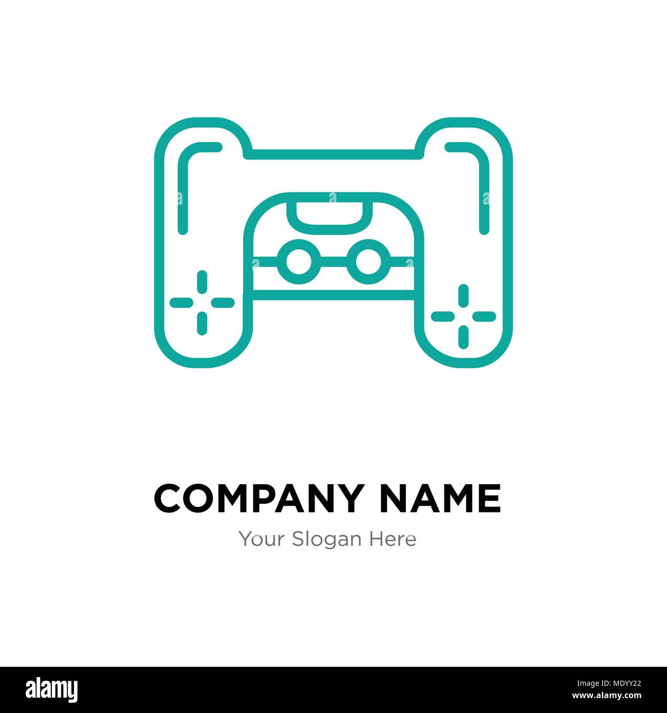 Playstation Logo Design Template, Business corporate Vektor icon Stock Vektor