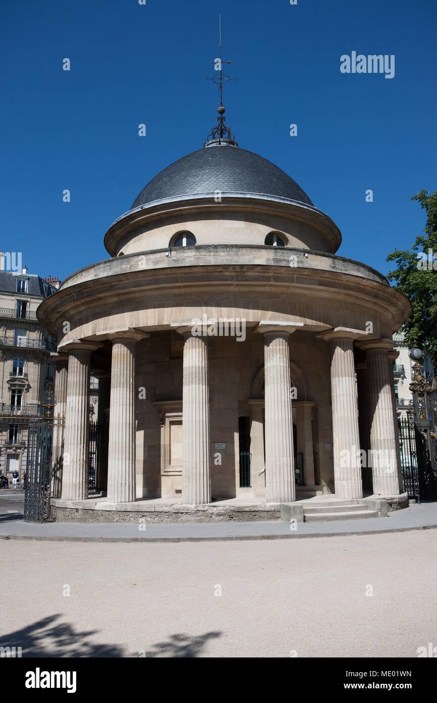 Frankreich, Ile de France Region, 8. Arrondissement, Parc Monceau, Rotunde de Ledoux, "octroi", Stockfoto