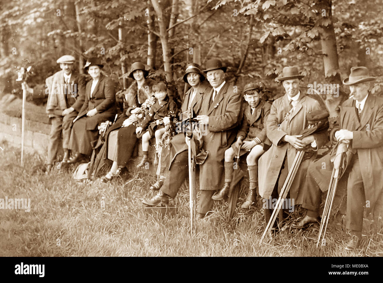 Eine Kamera Club Ausflug in die 1920er Jahre Stockfoto