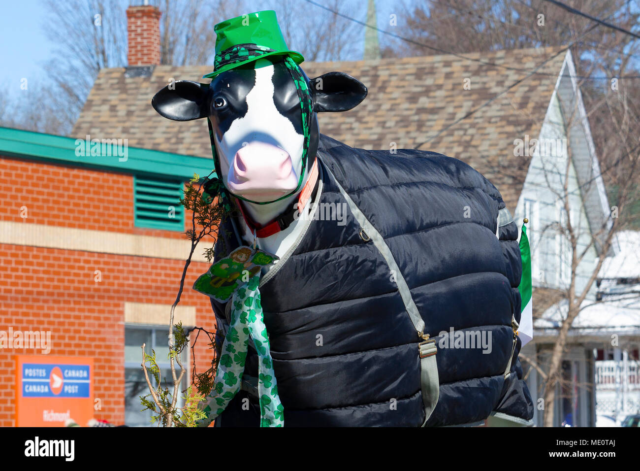 St-Patrick's 2018 Richmond Qc. Stockfoto