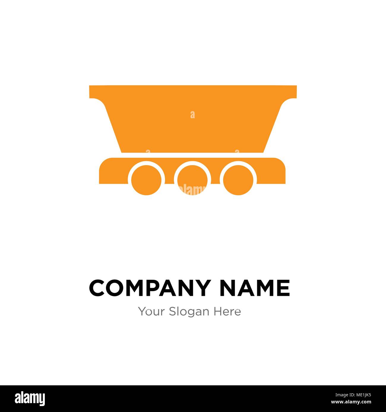 Güterwagen Company Logo Design Template, Business corporate Vektor icon Stock Vektor