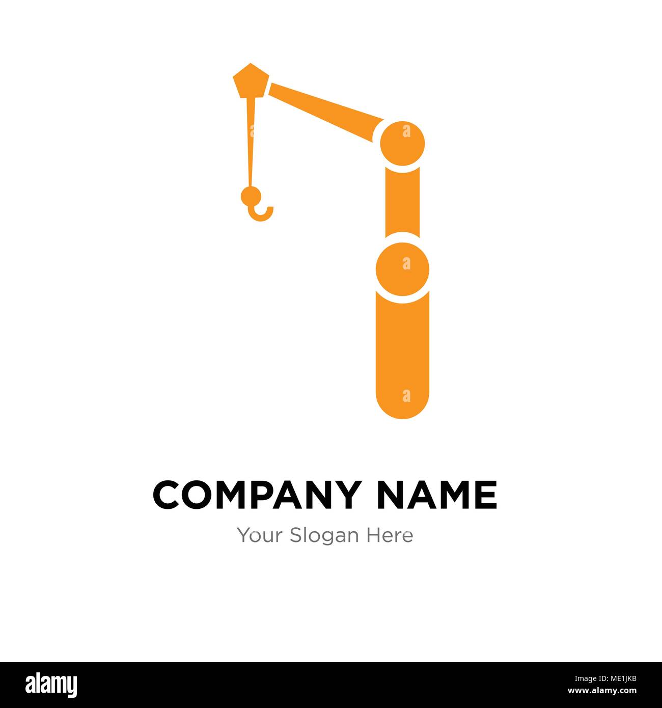 Kran Company Logo Design Template, Business corporate Vektor icon Stock Vektor
