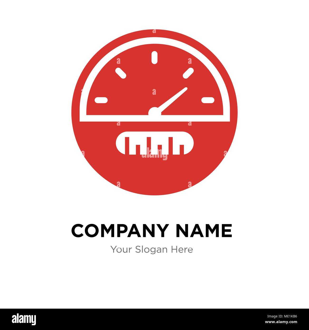 Tachometer Company Logo Design Template, Business corporate Vektor icon Stock Vektor