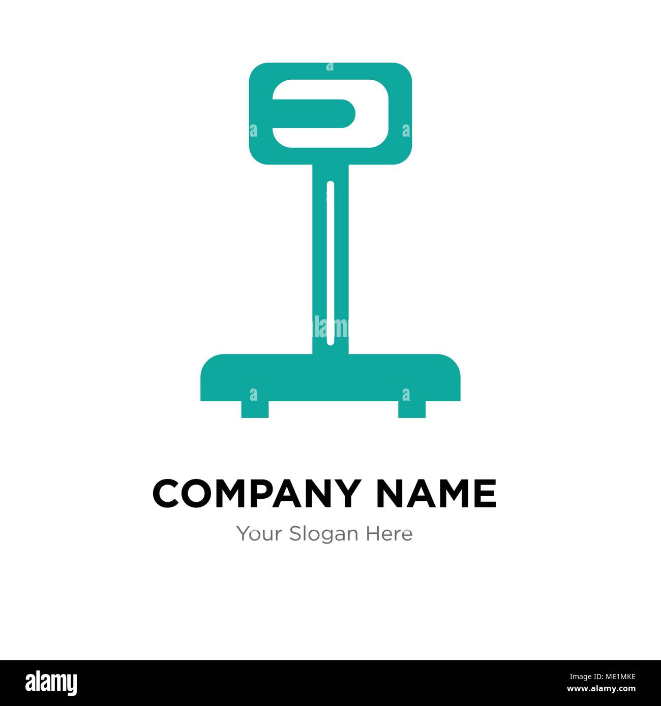 Logistik Waage Company Logo Design Template, Business corporate Vektor icon Stock Vektor