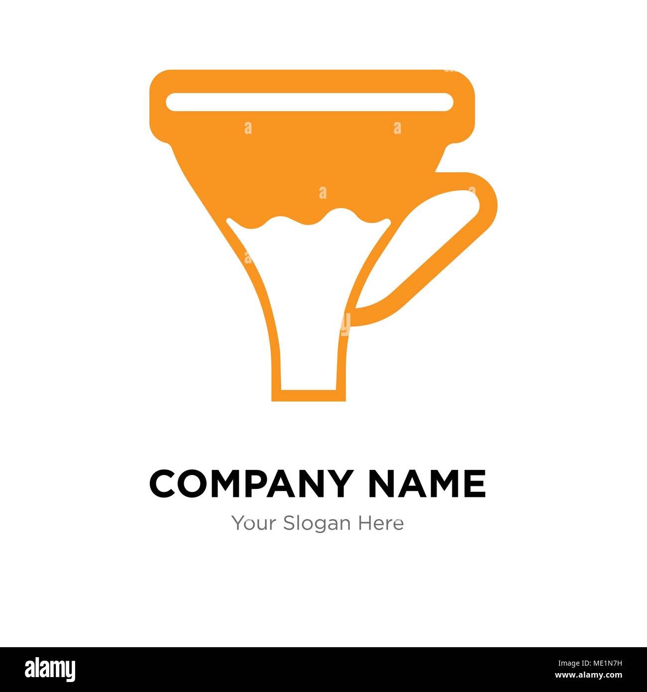 Trichter Logo Design Template, Business corporate Vektor icon  Stock-Vektorgrafik - Alamy