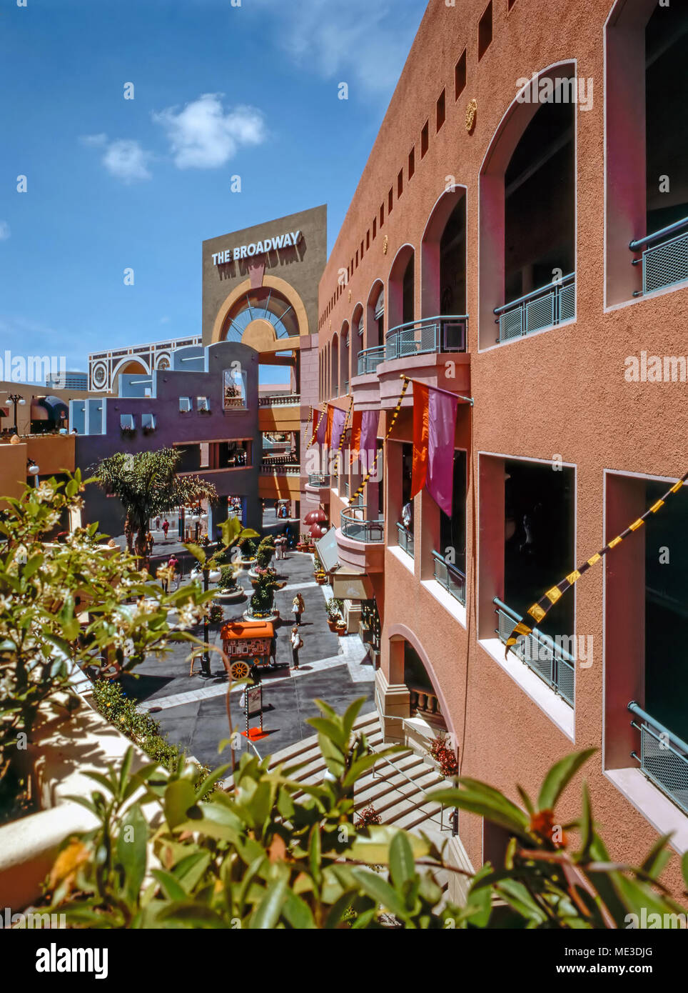 Einkaufszentrum Horton Plaza in San Diego, Kalifornien Stockfoto