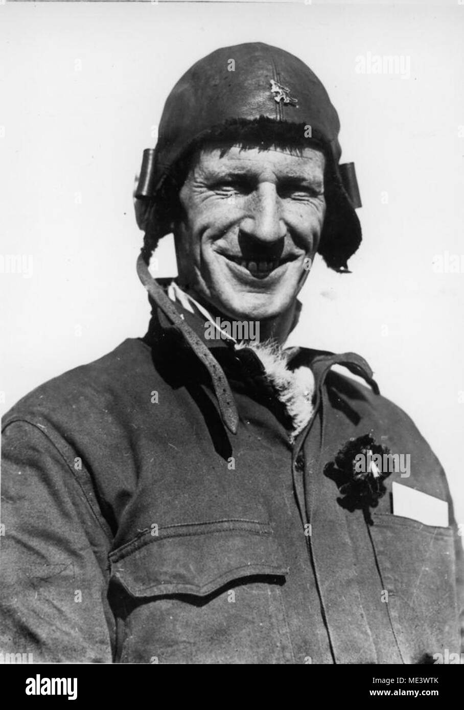 Portrait von Sir Charles Edward Kingsford Smith. Stockfoto