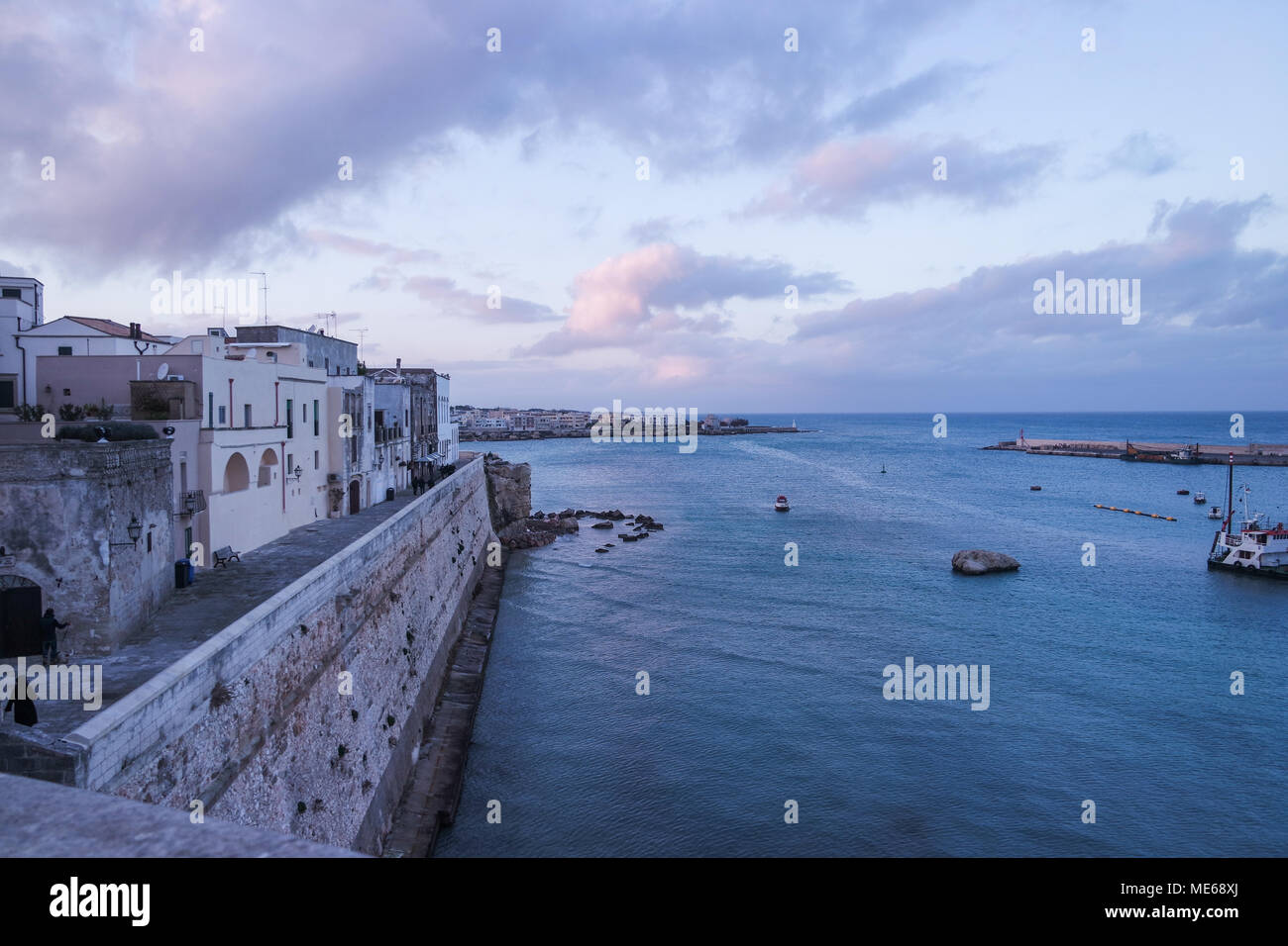 Landschaft von Salento in Apulien Stockfoto