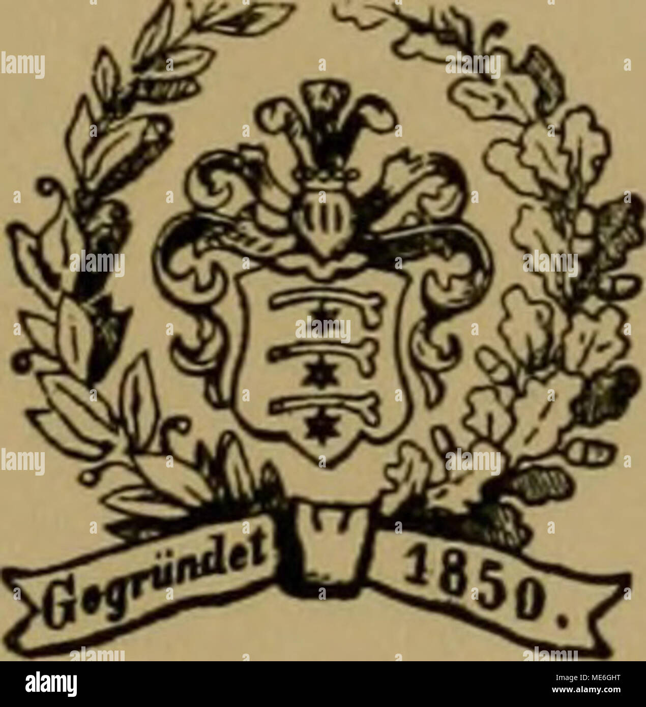 . Die geographische Verbreitung und geologische Entwickelung der SÃ¤Ugetiere. Jena, Hermann Costenoble.'" 1901. % - Y Stockfoto