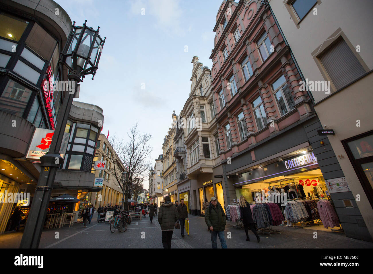 Gebäude in der Innenstadt von Bonn, Nordrhein-Westfalen, Deutschland. Stockfoto