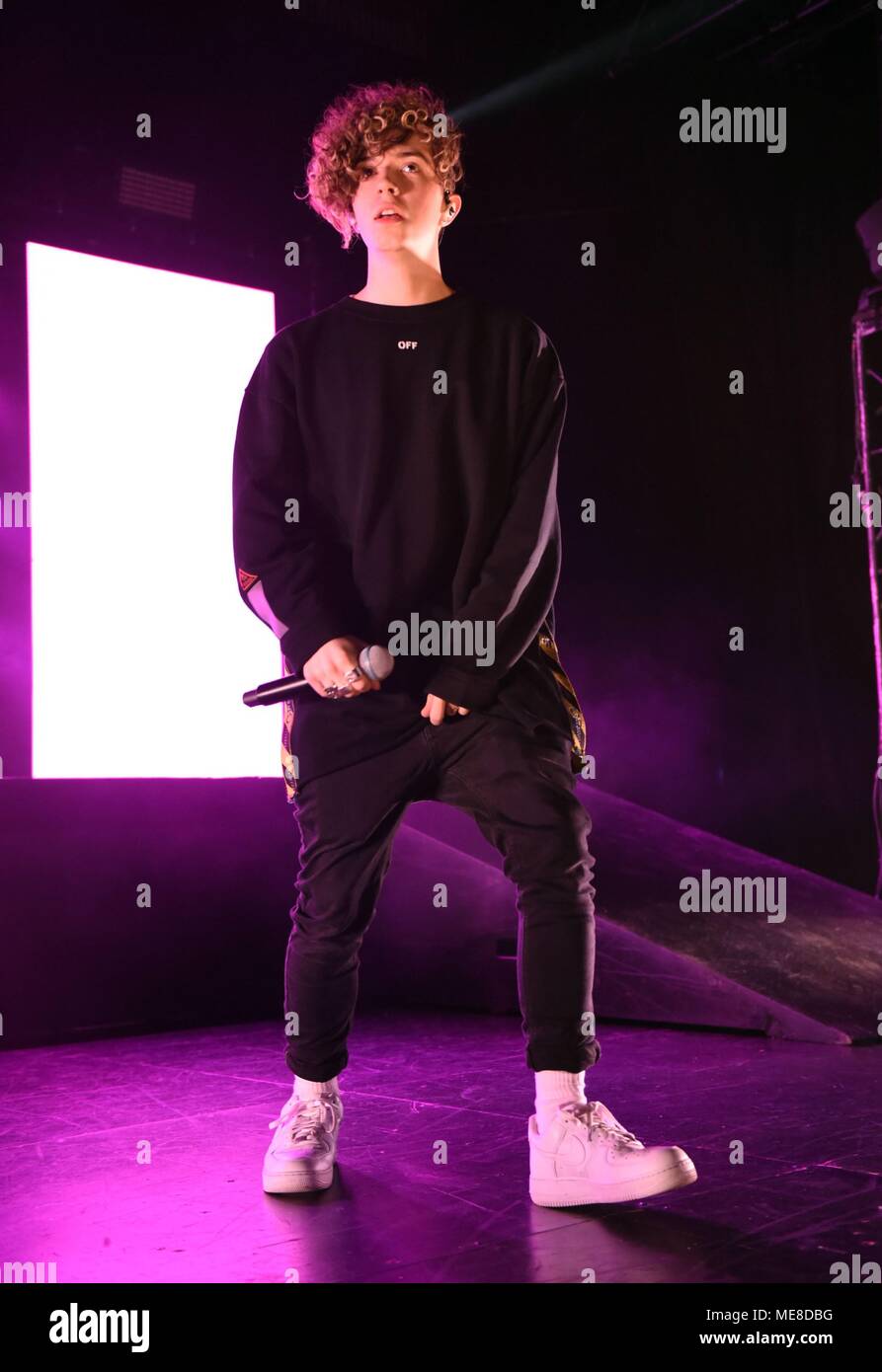 New York, NY, USA. 21 Apr, 2018. Jack Avery anwesend für WARUM GEHEN WIR NICHT im Konzert, Playstation Theater, New York, New York, 21. April 2018. Credit: Derek Sturm/Everett Collection/Alamy leben Nachrichten Stockfoto