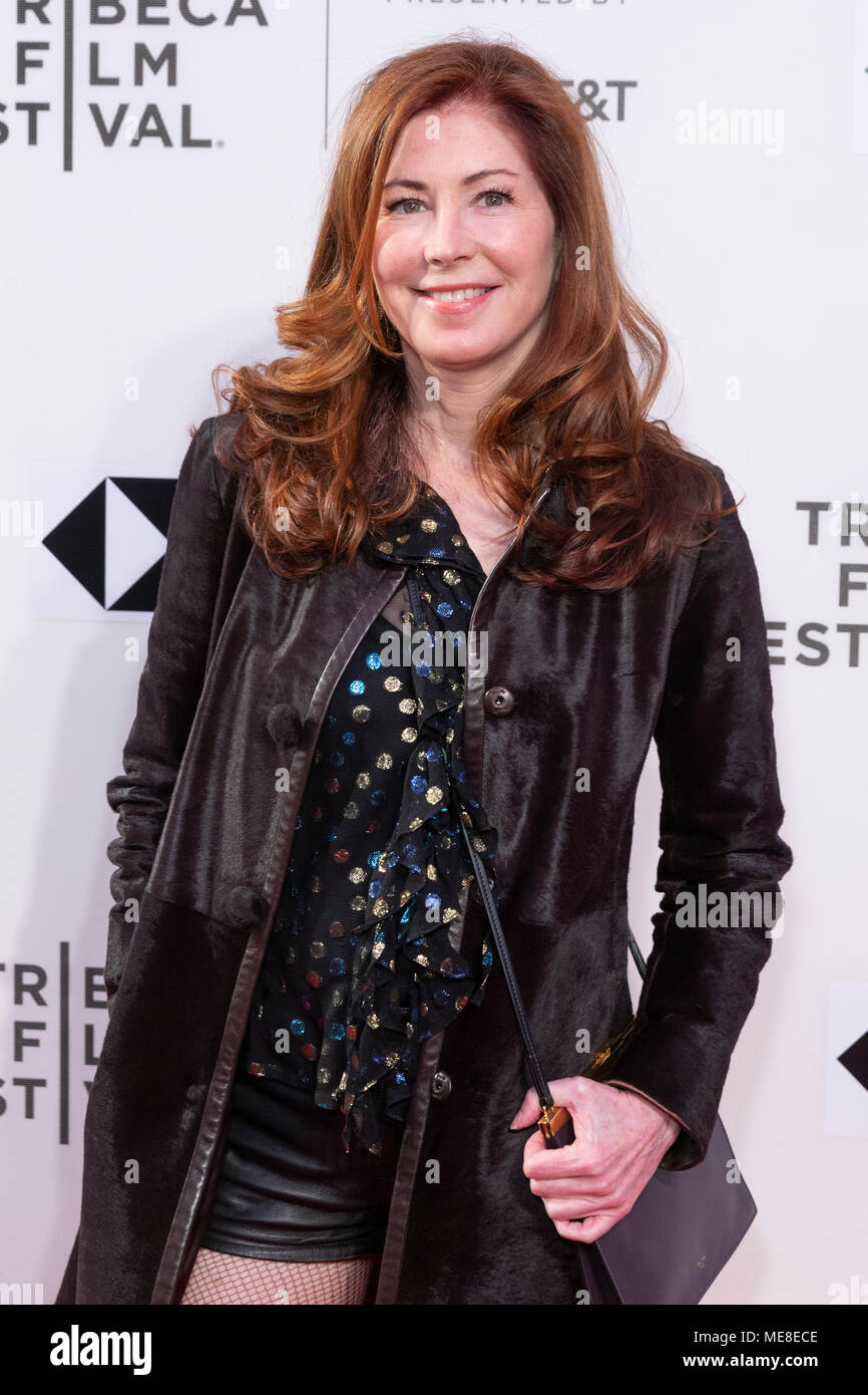 New York, USA, 21. April 2018: Dana Delany besucht Premiere von Seagull im Tribeca Film Festival in der BMCC Credit: Lev radin/Alamy leben Nachrichten Stockfoto