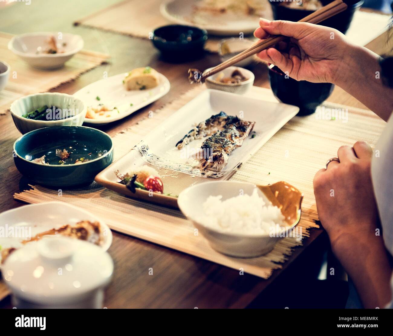 Japanisches Essen Stockfoto