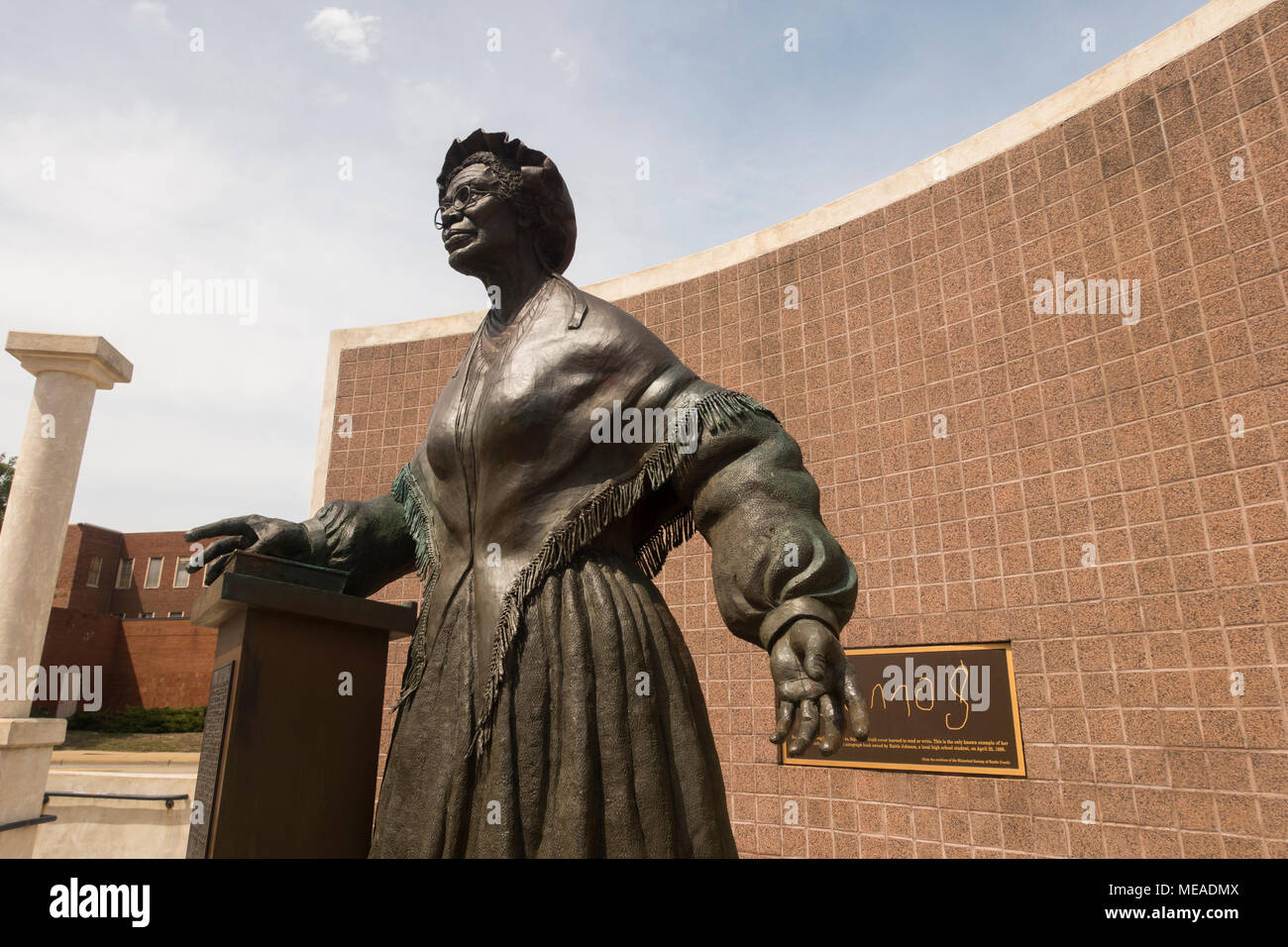 Fremdling Wahrheit Statue in Battle Creek Michigan Stockfoto