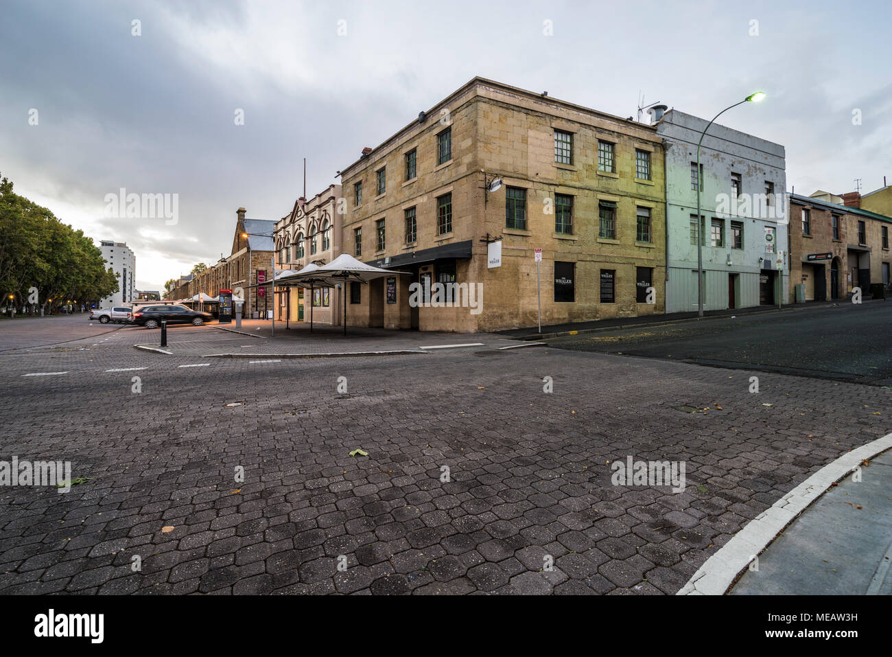 Salamanca Place, Battery Point, Hobart Stockfoto