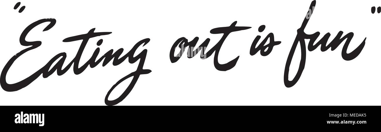 Essen macht Spaß - Retro Clipart Banner Stock Vektor