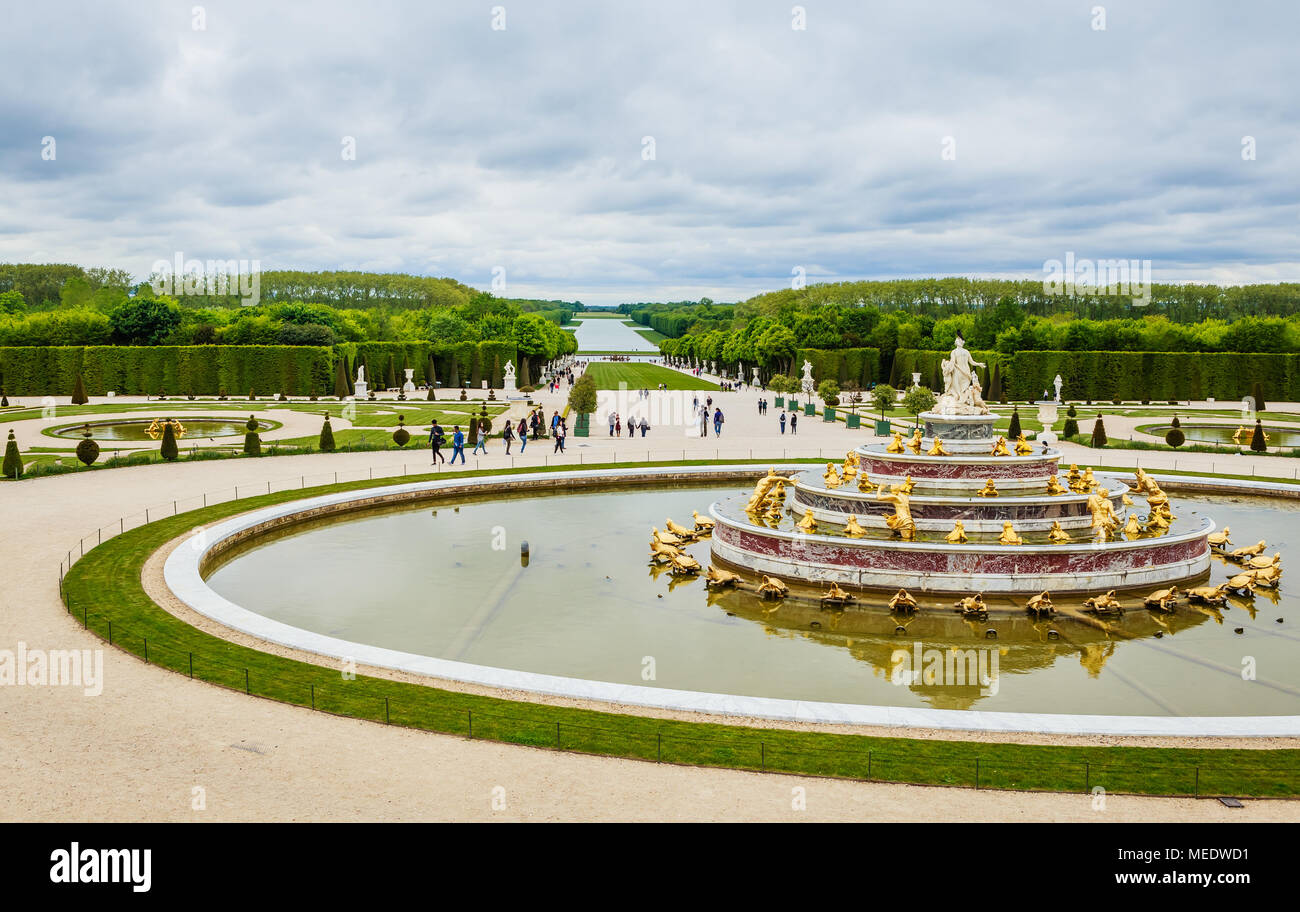 Latona fountain gardens versailles Fotos und Bildmaterial in hoher